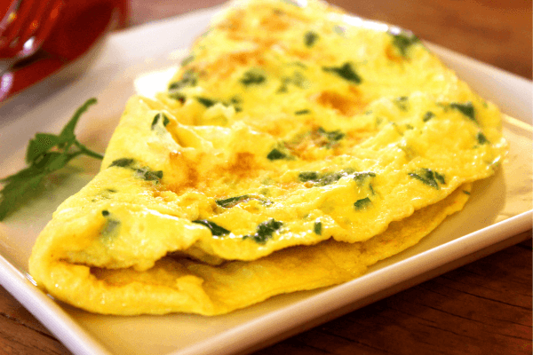 OMELETE DE ESPINAFRE